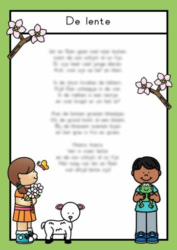 Gedicht de lente
