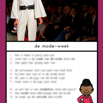 Leestekst: de modeweek (m3)
